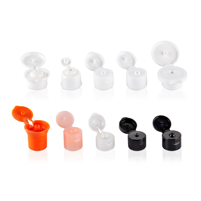 Flip Top Bottle Cap Closure Non Spill For 24/410 Neck Size Plastic Cap Closure