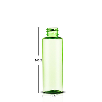 Custom Made Cylinder Toner Plastic Cosmetic Bottles 2 OZ Travel Size