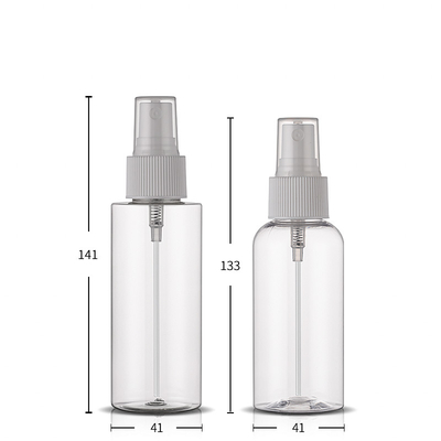 Reusable Small Plastic Spray Bottles 100ML Leak Proof Travel Packaging