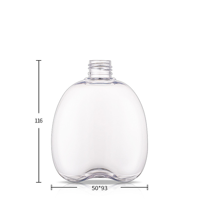 Recycled PCR Transparent Soap Bottle 10 OZ Hand Soap Dispenser Pump Bottle