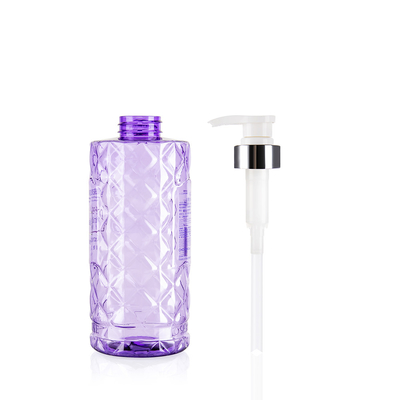 Custom Mold Plastic Large Shampoo Bottles 500ML Engraving Logo