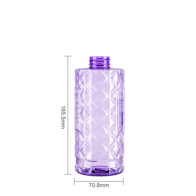 Custom Mold Plastic Large Shampoo Bottles 500ML Engraving Logo