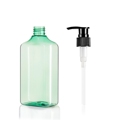 PET 10%-100% PCR Empty Shampoo Pump Bottles 300ML 460ML Recyclable Material