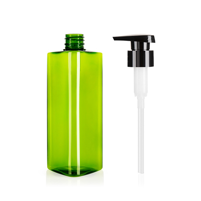 Triangle 500ML Shampoo Dispenser Bottles Custom Mold Healthy Material