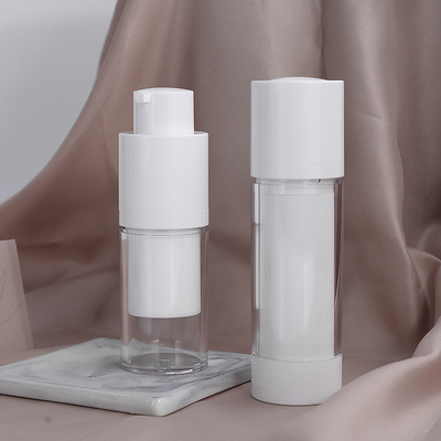 Refillable Airless Pump Bottles Cosmetic With Twist Lotion Pump
