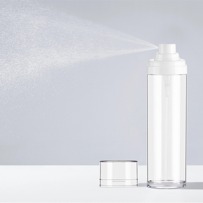 Heavy Wall Crystal Plastic Cosmetic Bottles And Jars Set Various Capacity