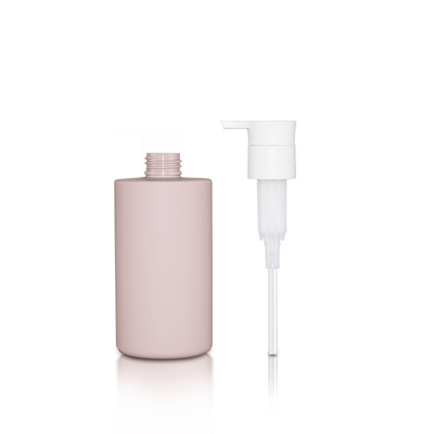 Customized 300ML Plastic Shampoo Bottles Soft Touch Finish With White Pump