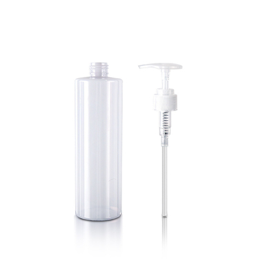 Plastic PCR PET 400ML Hair Care Containers Customization With Lotion Pump
