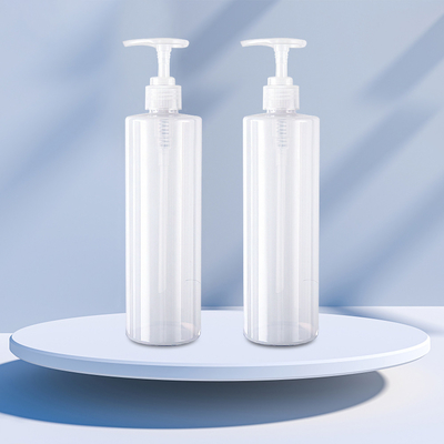 Plastic PCR PET 400ML Hair Care Containers Customization With Lotion Pump