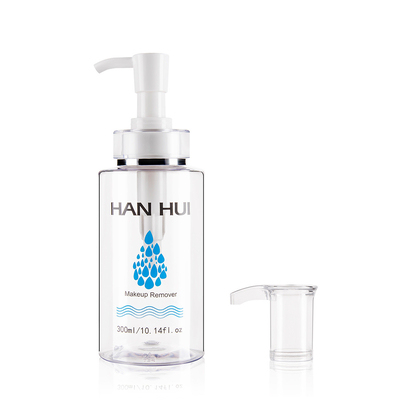 Clear Plastic PCR Hair Care Containers Bottle 300ml 500ml With Dispenser Pump