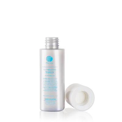 4 OZ RPET PET Cosmetic Plastic Bottles With PP Screw Cap Custom Silver Color