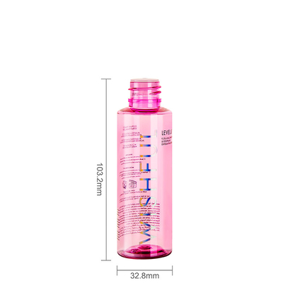 60 ML Luxury Empty PCR PET Plastic Bottle For Cosmetic Packaging With Cap