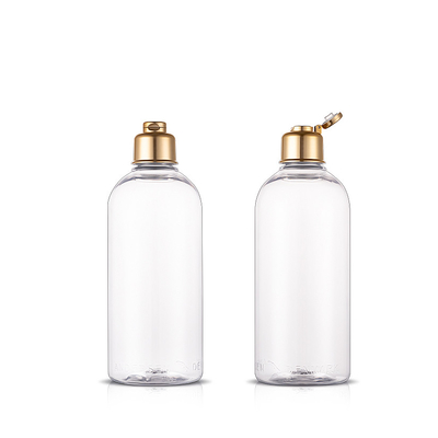 Recyclable 10 OZ Boston Round PET Plastic Bottle Cosmetic For Body Lotion