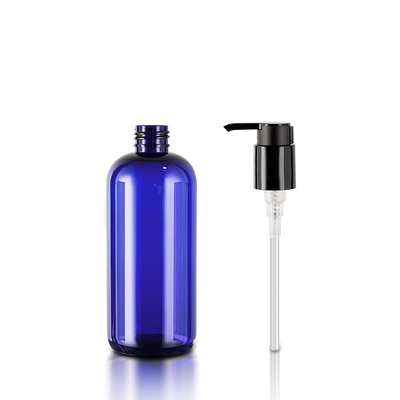 Custom Blue Color Hair Care Bottles Containers 300ml With Lotion Dispenser