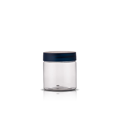 70ml Clear Round Wide Mouth Plastic Jars Packaging For Facial Cream
