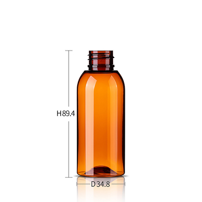 Boston Round PET PCR Plastic Spray Bottle 50ml With Fine Mist Sprayer And Over Cap