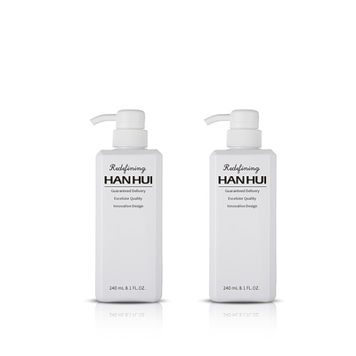 Healthy PET Material 240ML plastic empty Shampoo Bottles With 24/410 Neck Size