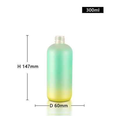 300ml Matte Finish Plastic Bottles Packaging For Shampoo And Conditioner