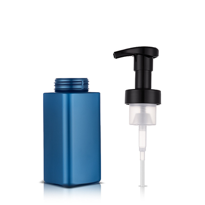 Multi-Purpose Round Blue Plastic Foamer Bottle for Personal Care and Soap Cleaning