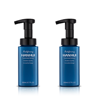 Multi-Purpose Round Blue Plastic Foamer Bottle for Personal Care and Soap Cleaning
