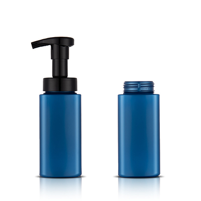 Multi-Purpose Round Blue Plastic Foamer Bottle for Personal Care and Soap Cleaning
