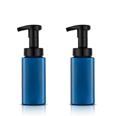 Multi-Purpose Round Blue Plastic Foamer Bottle for Personal Care and Soap Cleaning