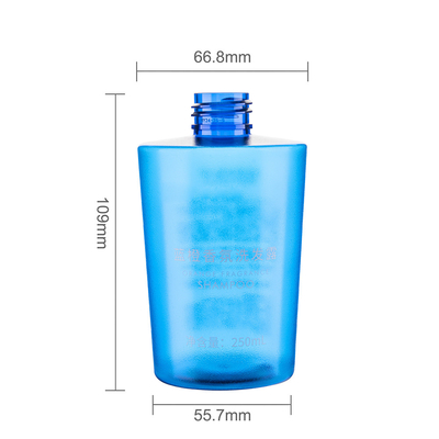 250ML Plastic Shampoo Bottles with Refillable Design for Shampoo Conditioner and Soap