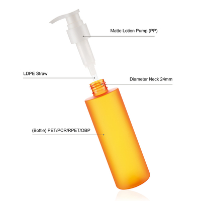 Custom Logo Artwork Plastic Shampoo Bottles With Various Printing Options