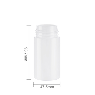 100ml White Solid Color  Plastic Foam Bottle With White Foam Pump And PP Cap