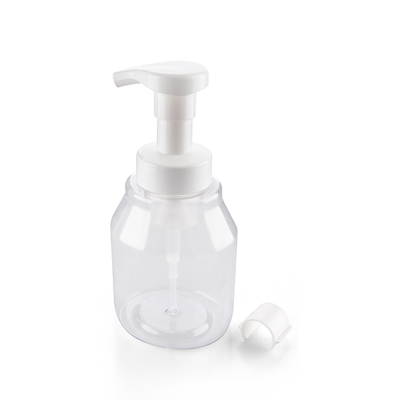 300ML 10OZ 0.8CC Transparent Hand Sanitizer Bottle With Foam Pump White