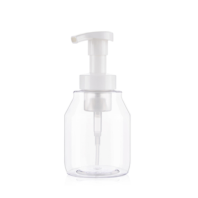 300ML 10OZ 0.8CC Transparent Hand Sanitizer Bottle With Foam Pump White