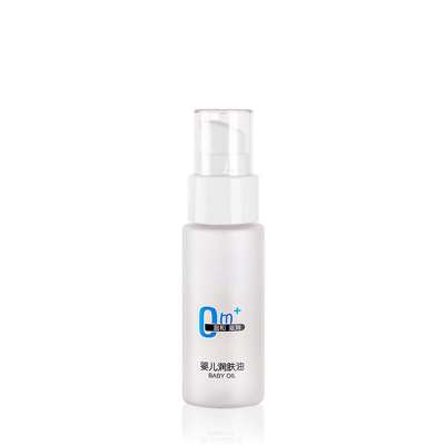 Cylindrical 50ML Portable Travel Size PET Lotion Bottle with Pump and Over Cap