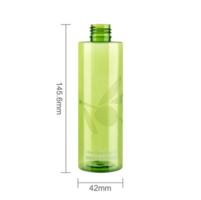 150ML Versatile Cylinder PET Plastic Cosmetic Bottles For Essence Oil With Pump