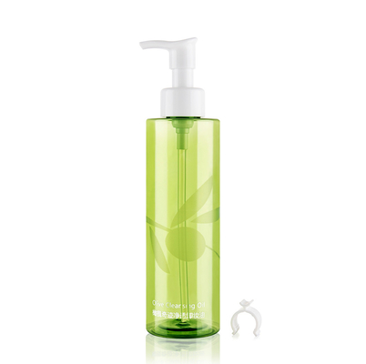 150ML Versatile Cylinder PET Plastic Cosmetic Bottles For Essence Oil With Pump
