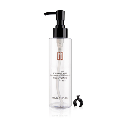 Cosmetic PCR PET 150ml Empty Plastic Bottles For Skin Care Products