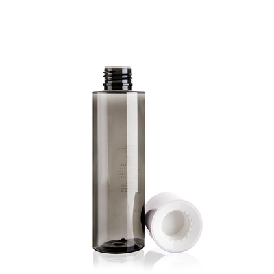 Cylinder PET PCR 5 OZ Plastic Bottle Cosmetic Custom Color For Emollient Water