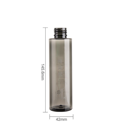 Cylinder PET PCR 5 OZ Plastic Bottle Cosmetic Custom Color For Emollient Water