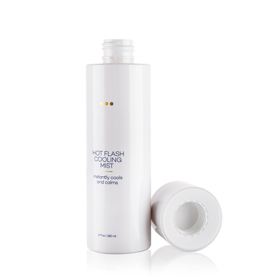 Custom Color Cylinder 200ml Cosmetic Bottle Plastic PET PCR For Emollient Water