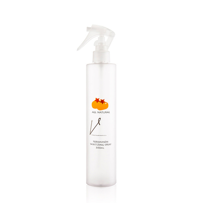 Long Slim Round Plastic Spray Bottles 300ml With Trigger Pump Screen Print Logo