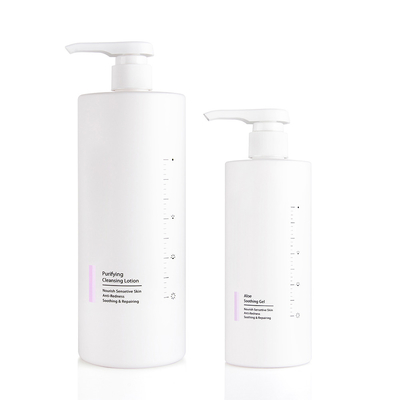 Frosted Decorative Shampoo And Conditioner Bottles 500ml 1000ml