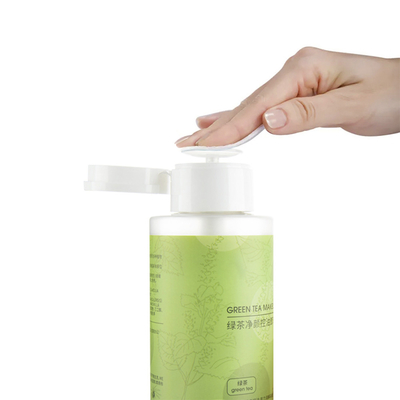 300ML Empty Plastic Bottles With Push-Down Pump Dispenser For Micellar Cleansing Water