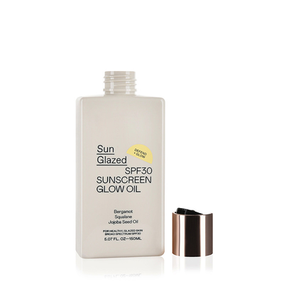 150ml Plastic Sunscream Glow Oil Bottle Body Lotion Container With Anodizing Disc Cap