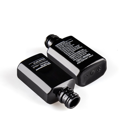 20ML Square Black Styling Gel Bottle With Flip Cap For  Easy To Carry Plastic Bottles