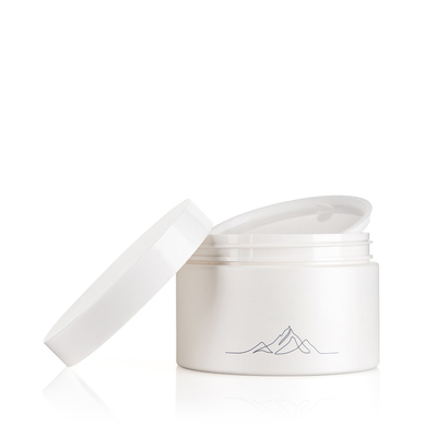 300ML Shiny Pearl Color Cream Jars With Hand Pull Pad Wide Mouth Screw Cap