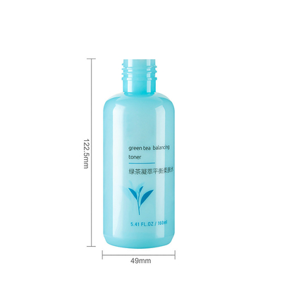 Easy-To-Open Empty Plastic Cosmetic Bottles With Screw Caps 160ml