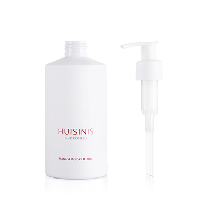 300ml White Shampoo Bottle Matte Finish With Left And Right Lock Pump