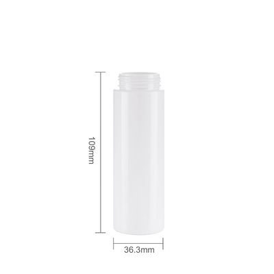 80ml White Cylinder Pet Plastic Foam Bottles For Hand Washing With Cap