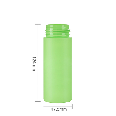 150ml Youthful Green Plastic Foam Bottle Blue Printing Logo With White Foam Pump