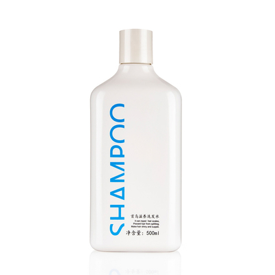 Matte Finish White Plastic Shampoo Bottles Squeezable Disc Top Cap Bottle
