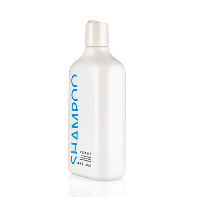 Matte Finish White Plastic Shampoo Bottles Squeezable Disc Top Cap Bottle